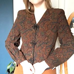 Blazer with Military Style Clasps